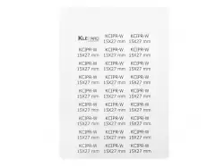 0.0.0.8.08655, KCIPR-S 15X67; Маркировка для электрощитов и компонентов, Жесткие ПВХ, 15x67, Серебристый, Размер карты 116x165 мм