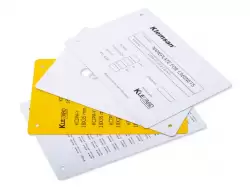 0.0.0.8.08703, KCIPA-W  6X15; Маркировка для электрощитов и компонентов, Жесткий самоклеющийся ПВХ, 6Х15, Белый, Размер карты  116x165 мм