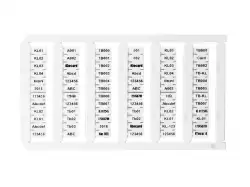 0.0.0.8.10750, D-NS 8x6  ; Маркировка клемм / D-NS 8x6 