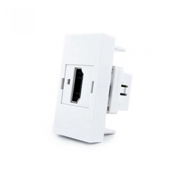 Розетка HDMI 2.0 Livolo, цвет белый (механизм)