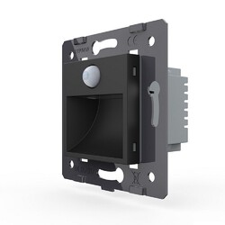 Подсветка лестницы, пола Livolo с датчиком движения, цвет черный (механизм)