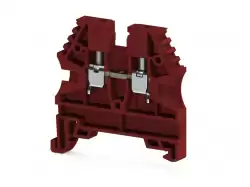 0.0.0.3.04124RP, Клеммник на DIN-рейку 2,5мм.кв. (красный); AVK2,5(RP)