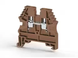 0.0.0.3.04138RP, Клеммник на DIN-рейку 4мм.кв. (коричневый); AVK4(RP)