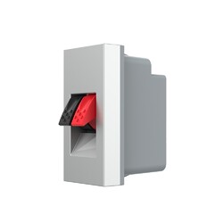 Розетка акустическая на зажимах Livolo, цвет серый (механизм)