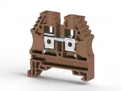 0.0.0.3.04148RP, Клеммник на DIN-рейку 6мм.кв. (коричневый); AVK6(RP)