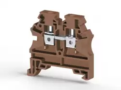 0.0.0.3.04218RP, Клеммник на DIN-рейку 4мм.кв. (коричневый); AVK4 RD  (RP)