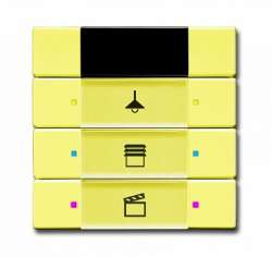 ABB 6129/01-815-500 Сенсор 3/6-клавишный, ИК-приёмник, сахара арт. 6135-0-0164