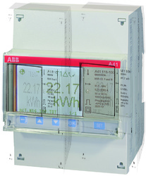 ABB A41 513-200 Счетчик 1-ф.(2Н),4-т.c тарифик.,кл.т.1,пр.вкл. 10(80)А, 4 вх/вых,M-bus арт. 2CMA100091R1000