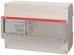 ABB A44 311-200 Счетчик 3-ф.(2Н),4-т.б/тарифик.,кл.т.1,трансф.вкл. 1(6)А, 2 вх/вых арт. 2CMA100125R1000