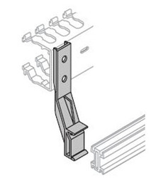 ABB AM2 Держатель для перф.каб-канала (4шт), пластик арт. AD1009