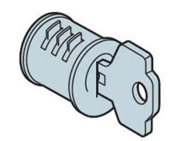 ABB AM2 Цилиндр типа Yale с ключем арт. AA6200