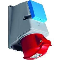 ABB Адаптер CUE416-6+R/UJP, розетка 3P+N+E, 16А + Schuko 10/16А 250В, IP44 арт. 2CMA178301R1000