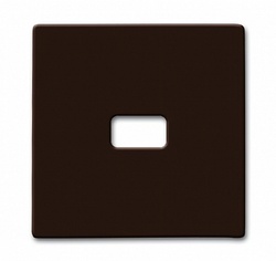 ABB Allwetter 44 Клавиша для одноклавишного выключателя/переключателя/кнопки, с окном для линзы/символа, IP44, коричневый арт. 1731-0-1968