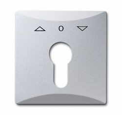 ABB Allwetter 44 Накладка для жалюзи с замком IP44 серебристый алюминий арт. 1710-0-3804