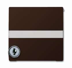 ABB Allwetter 44 Плата центральная для серий и Reflex SI, с индивидуальным зам., с полем для надписи, IP44, коричневый арт. 1710-0-3795