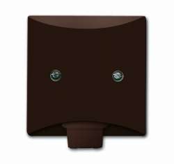 ABB Allwetter 44 Плата центральная с суппортом, с выводом для кабеля (до 5 х 2.5 мм), с компенсатором натяжения, IP44, коричневый арт. 1710-0-3797