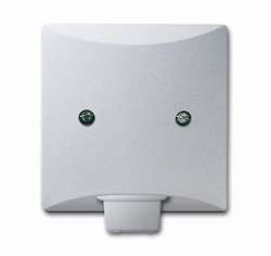 ABB Allwetter 44 Плата центральная с суппортом, с выводом для кабеля (до 5 х 2.5 мм), с компенсатором натяжения, IP44, серебристый алюминий арт. 1710-0-3798