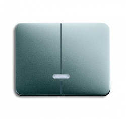 ABB Alpha exclusive Клавиша для 2-канального светорегулятора 6565 U, титан арт. 6599-0-2900