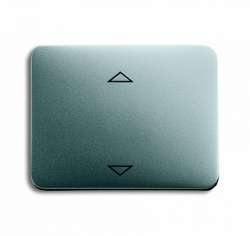 ABB Alpha exclusive Клавиша электронного выключателя Busch-Jalousiecontrol 6411 U-101, 6411 U/S-101, 6418 U, реле 6402 U, титан арт. 6430-0-0318