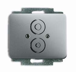 ABB Alpha exclusive Плата центральная с суппортом для разъёмов с резьбовым креплением М16х0.75, титан арт. 1710-0-3349