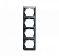 ABB Alpha exclusive Рамка 4-постовая, вертикальная, платина арт. 1754-0-4379