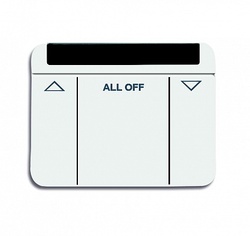 ABB Alpha nea Пульт дистанционного управления ИК, Busch-Ferncontrol IR (1 канал), белый глянцевый арт. 6020-0-1307