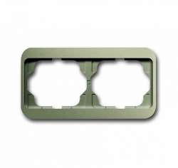 ABB Alpha nea Рамка 2-постовая, горизонтальная, палладий арт. 1754-0-4401