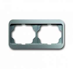 ABB Alpha nea Рамка 2-постовая, горизонтальная, титан арт. 1754-0-4392