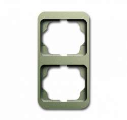 ABB Alpha nea Рамка 2-постовая, вертикальная, палладий арт. 1754-0-4402