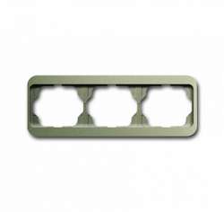 ABB Alpha nea Рамка 3-постовая, горизонтальная, палладий арт. 1754-0-4403