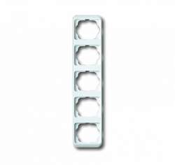 ABB Alpha nea Рамка 5-постовая, вертикальная, белый матовый арт. 1754-0-1876