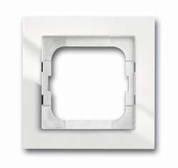 ABB Axcent Рамка 1-постовая, для монтажа заподлицо, axcent, белый арт. 1753-0-4121