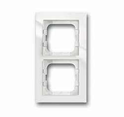 ABB Axcent Рамка 2-постовая, для монтажа заподлицо, axcent, белый арт. 1753-0-4122