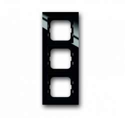 ABB Axcent Рамка 3-постовая, для монтажа заподлицо, axcent, черный арт. 1753-0-4128