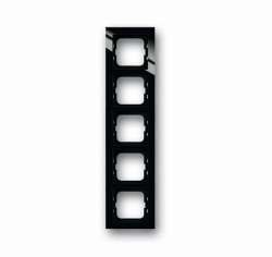 ABB Axcent Рамка 5-постовая, для монтажа заподлицо, axcent, черный арт. 1753-0-4130