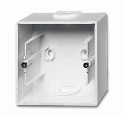 ABB BJB Basic 55 Бел Коробка для открытого монтажа, 1-постовая арт. 1799-0-0974