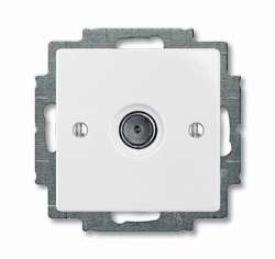 ABB BJB Basic 55 Бел Розетка TV оконечная арт. 1724-0-4276