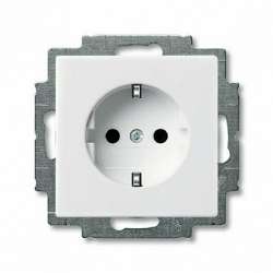 ABB BJB Basic 55 Бел Розетка с/з арт. 2011-0-3855