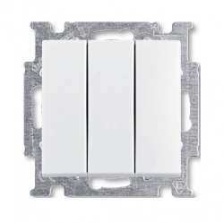 ABB BJB Basic 55 Бел Выключатель 3-клавишный, 16А арт. 1012-0-2155