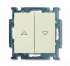 ABB BJB Basic 55 Беж Выключатель жалюзийный кнопочный арт. 1413-0-1085