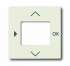 ABB BJB Basic 55 Шале (бел) Накладка для терморегулятора (мех. 1098 U, 1098 UF) арт. 6430-0-0394