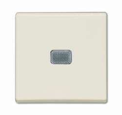 ABB BJB Basic 55 Шале (бел) Выключатель 1-клавишный с подсветкой арт. 1012-0-2185