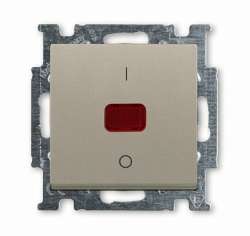 ABB BJB Basic 55 Шамп Выключатель 1-клавишный 2-полюсный, 20A арт. 1020-0-0091