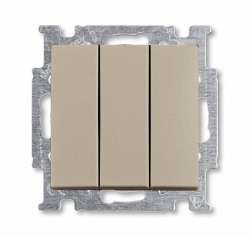 ABB BJB Basic 55 Шамп Выключатель 3-клавишный, 16А арт. 1012-0-2163
