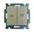 ABB BJB Basic 55 Шамп Выключатель жалюзийный кнопочный арт. 1413-0-1094