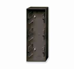 ABB BJB Basic 55 Шато (чёрн) Коробка для открытого монтажа, 3-постовая арт. 1799-0-0967