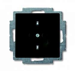 ABB BJB Basic 55 Шато (чёрн) Розетка с/з 16А 250В, с винтовыми клеммами арт. 2011-0-6147