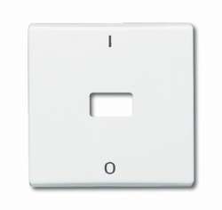 ABB BJE Allwetter 44 Альпийский Бел Клавиша 1-ая с кр. линзой и марк. 0-I 2-х,3-х полюсных выкл арт. 1731-0-1627