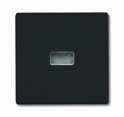 ABB BJE Allwetter 44 Антрацит Клавиша 1-ая с красной линзой арт. 1731-0-1742