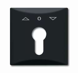 ABB BJE Allwetter 44 Антрацит Накладка для выключателя с замком (мех 2712/13/22) арт. 1710-0-1894